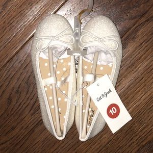 NEW - Cat & Jack Toddler Girls Ballerina Shoes  10